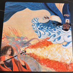 Hydroblast vs Pyroblast 243/300 Kickstarter 2 player Playmat Kaja Foglio MTG - Image 2