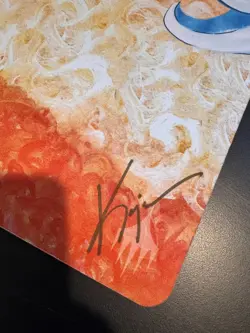 Hydroblast vs Pyroblast 243/300 Kickstarter 2 player Playmat Kaja Foglio MTG - Image 4