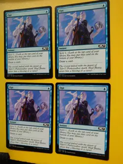 MTG Opt M21 Instant Playset 4 cards as pics - Image 2