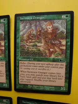 MTG Card. Yavimaya Granger x4 . Summon Elf. Urza's Legacy playset as pics - Image 2