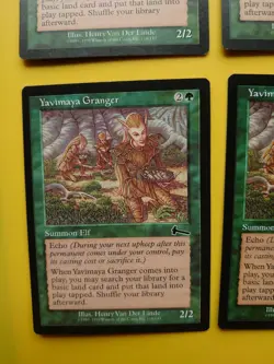 MTG Card. Yavimaya Granger x4 . Summon Elf. Urza's Legacy playset as pics - Image 4