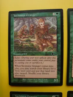 MTG Card. Yavimaya Granger x4 . Summon Elf. Urza's Legacy playset as pics - Image 5