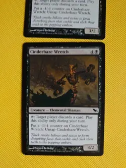 Cinderhaze Wretch x2 Magic the Gathering Card. Shadowmoor as pictures - Image 2
