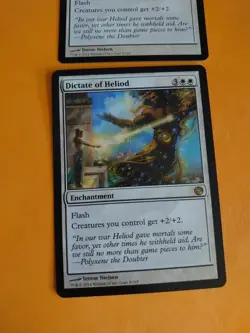 Dictate of heliod x2 Enchantment JOURNEY INTO NYX . Magic The Gathering Card. - Image 5