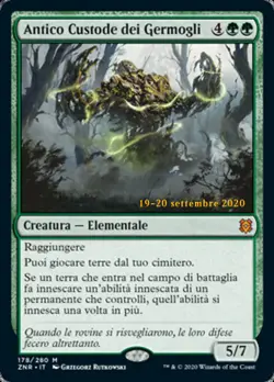 MTG ANCIENT GREENWARDEN FOIL EXC - ANTICO CUSTODE DEI GERMOGLI - ZNR PRE - Image 1
