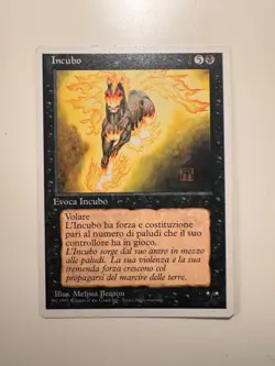 Magic MTG • Incubo (Nightmare) • 4th Ed • R • ITA • MINT - Image 1