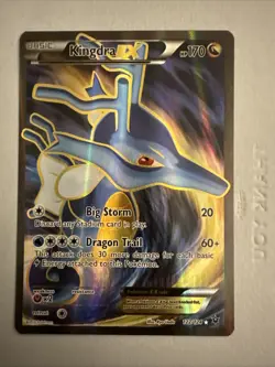 Kingdra EX 122/124 Fates Collide Full Art Pokemon Trading Card Game - Image 1