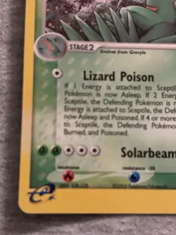 Pokemon TCG - Sceptile EX Ruby Sapphire 11/109 Holo 2003 Rare - Image 3