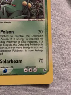Pokemon TCG - Sceptile EX Ruby Sapphire 11/109 Holo 2003 Rare - Image 4