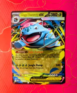 Mega Venusaur Ex 003/132 - Mega evolution - Pokemon card - rare - HOLO - Image 1