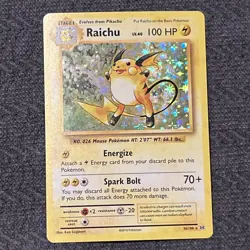 Raichu 36/108 Holographic Rare XY Evolutions Pokemon TCG Near Mint - Image 1