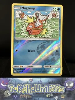 Pokemon card Magicarp 15/68 Hidden Fates Reverse Holo Rare NM - Image 1