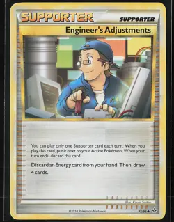 Engineer's Adjustments Uncommon #75/95 Unleashed NM Pokemon - Image 1