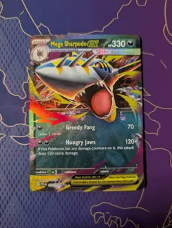 Mega Sharpedo ex 061/094 - Mega evolution: Phantasmal Flames - Pokemon card - Image 1