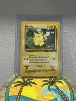 Pokemon TCG Jungle Pikachu Card 60/64 Unlimited Regular Common - Image 1