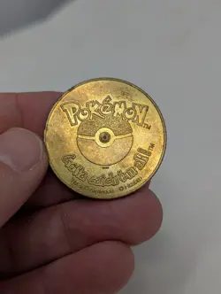 Pokemon Blastoise #09 Battling Coin By Pokemon Nintendo Hasbro Vintage 1999 - Image 3