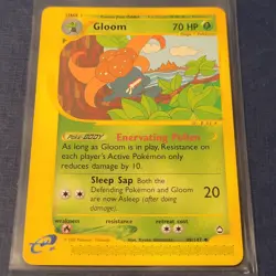 Pokemon Gloom 049/147 Aquapolis Regular Moderately Played *FREE SHIPPING* - Image 1