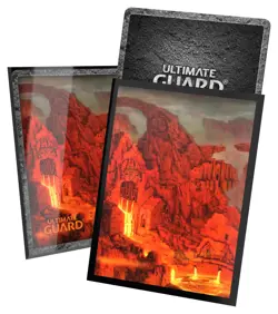 Ultimate Guard Standard Sleeves Lands Edition Mountain Artwork MTG Pokemon Pack - Image 1