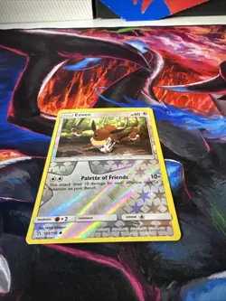 Eevee 105/156 - Pokemon TCG Sun And Moon Ultra Prism - Reverse Holo NM - Image 2