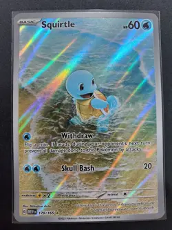 Squirtle 170/165 Sv: Scarlet & Violet 151 Holo NM Pokemon TCG - Image 4