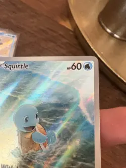 Pokemon Squirtle TCG Full Holo Rare Card 170/165 Sv: Scarlet & Violet 151 IR NM - Image 3