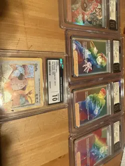 Lot Of 5 Cgc Graded Cards 4 Pristine 10 And 1 Cgc 10 Pokemon Trainers - Image 2