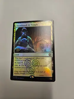 Mtg Abandoned Air Temple Avatar TLA Magic pre-release promo foil # R 0263 - Image 3