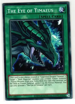 THE EYE OF TIMAEUS LEDD-ENA21 COMMON YU-GI-OH TCG - Image 1