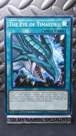 | Yugioh The Eye of Timaeus LEDD-ENA21 1st Legendary Dragon Decks LP 🔥 | - Image 1