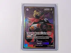 One Piece TCG OP07-064 - Japanese Version 2nd Anniversary Set - SANJI - Image 1