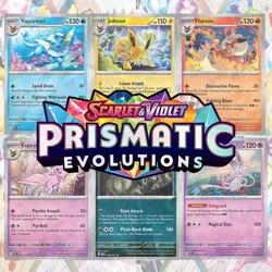 Pokemon TCG SV Prismatic Evolutions | Choose Your Card | Reverse Holo/Holo/Rare - Image 1