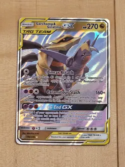 Pokemon TCG Garchomp and Giratina GX 146/236 Unified Minds Tag Team - Image 1