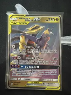 Pokemon TCG Garchomp and Giratina GX 146/236 Tag Team NM/M - Image 1