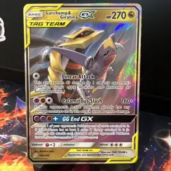 Pokemon TCG Garchomp and Giratina GX 146/236 Unified Minds Tag Team - Image 1
