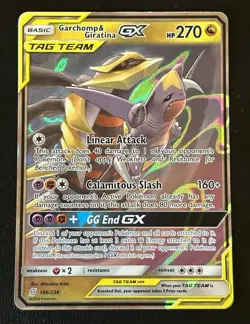 Pokemon TCG Garchomp and Giratina GX 146/236 Unified Minds Tag Team - Image 1