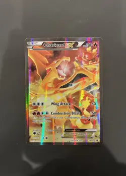 Pokemon TCG Charizard EX XY121 Black Star Full Art Holo Promo NM (Standard Size) - Image 1
