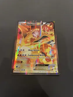 Pokemon TCG Charizard EX XY121 Black Star Full Art Holo Promo NM (Standard Size) - Image 2