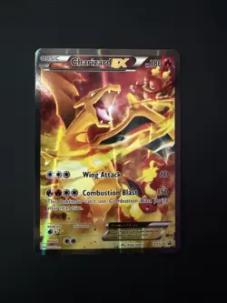 Charizard EX XY121 NEAR MINT Ungraded Black Star (Pokemon TCG) Full Art RARE - Image 1
