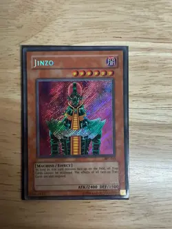 Yu-Gi-Oh! TCG Jinzo BPT-011 Limited Secret Rare Card NM - Image 1