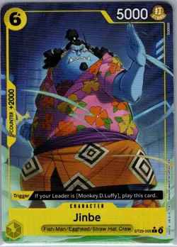 Jinbe (Alt Art) ST29-005 English Starter Deck 29: Egghead - One Piece Card - NM - Image 1