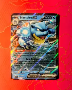Blastoise EX 030/142 - Scarlet & violet: Stellar Crown - Pokemon Card - rare - Image 1
