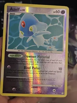 Azelf 4/123 Reverse Holo Rare Diamond & Pearl Mysterious Treasures Card LP - Image 5