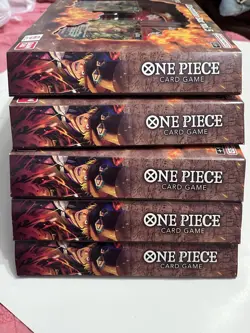 Bandai One Piece Card Game Illustration Box vol. 5, Brand New/Sealed LOT OF 5 - Image 1