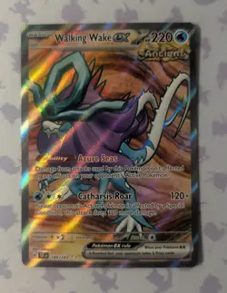 Walking Wake EX 189/162 - S&V: Temporal Forces - Pokemon card - rare - HOLO - Image 1