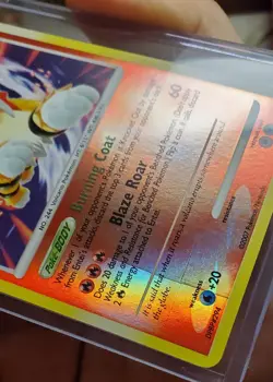Pokemon Entei MISPRINT 4/132 Secret Wonders Reverse Holo Rare Card English 2007 - Image 4