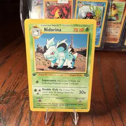 Pokemon Nidorina 40/64 Jungle 1st Edition Regular Uncommon English TCG Card - Image 1