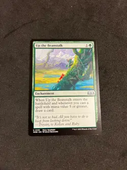 Up the Beanstalk [Wilds of Eldraine] #195 Magic MTG Cards NM/LP - Image 1