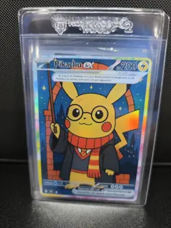 CUSTOMmade madeTOorder full art holo pokemon card PTL823 Harry Potter Pikachu - Image 1