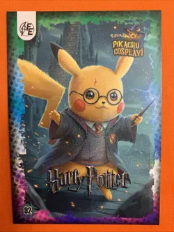 Harry Potter Pikachu Cosplay holo #92 NM - Image 1