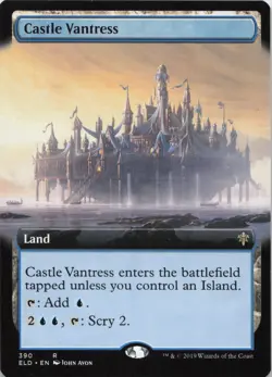 Castle Vantress (Extended Art) R Throne of Eldraine 390 - LP MTG - Image 1
